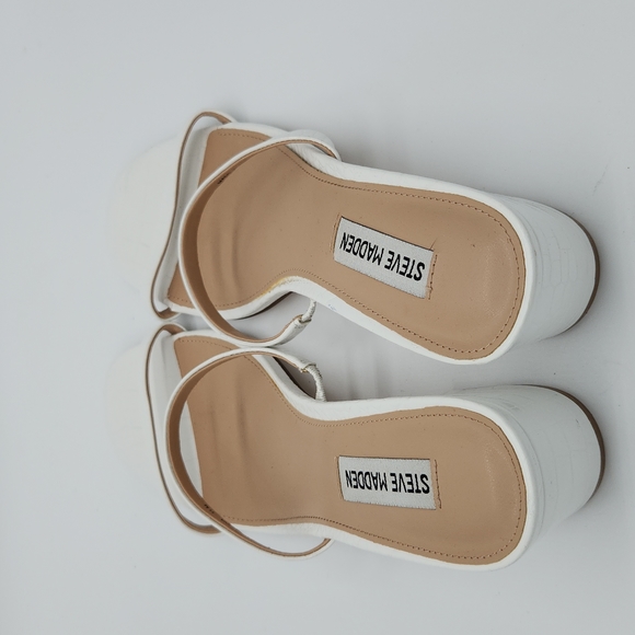 Steve Madden Issy Block Heel Slide Sz 11 - Picture 8 of 10